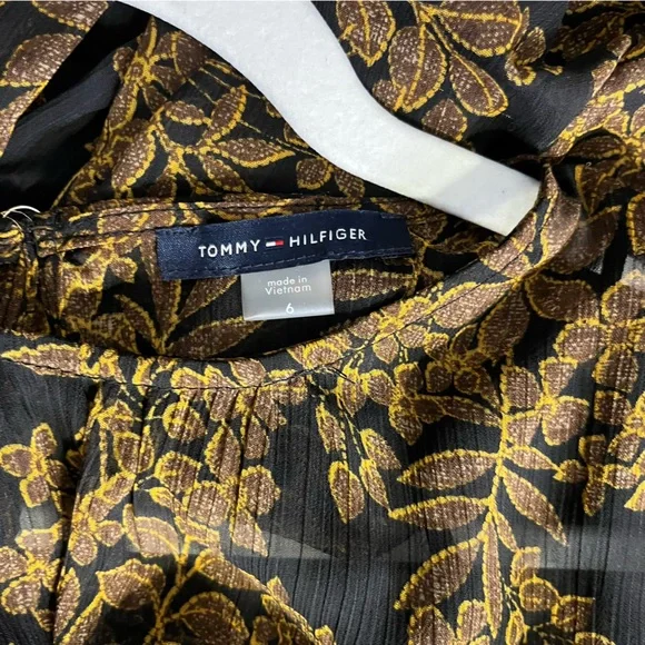 Tommy Hilfiger Black and Gold Dress - Picture 4 of 6